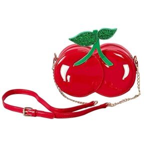 Cherry Red Crossbody Bag